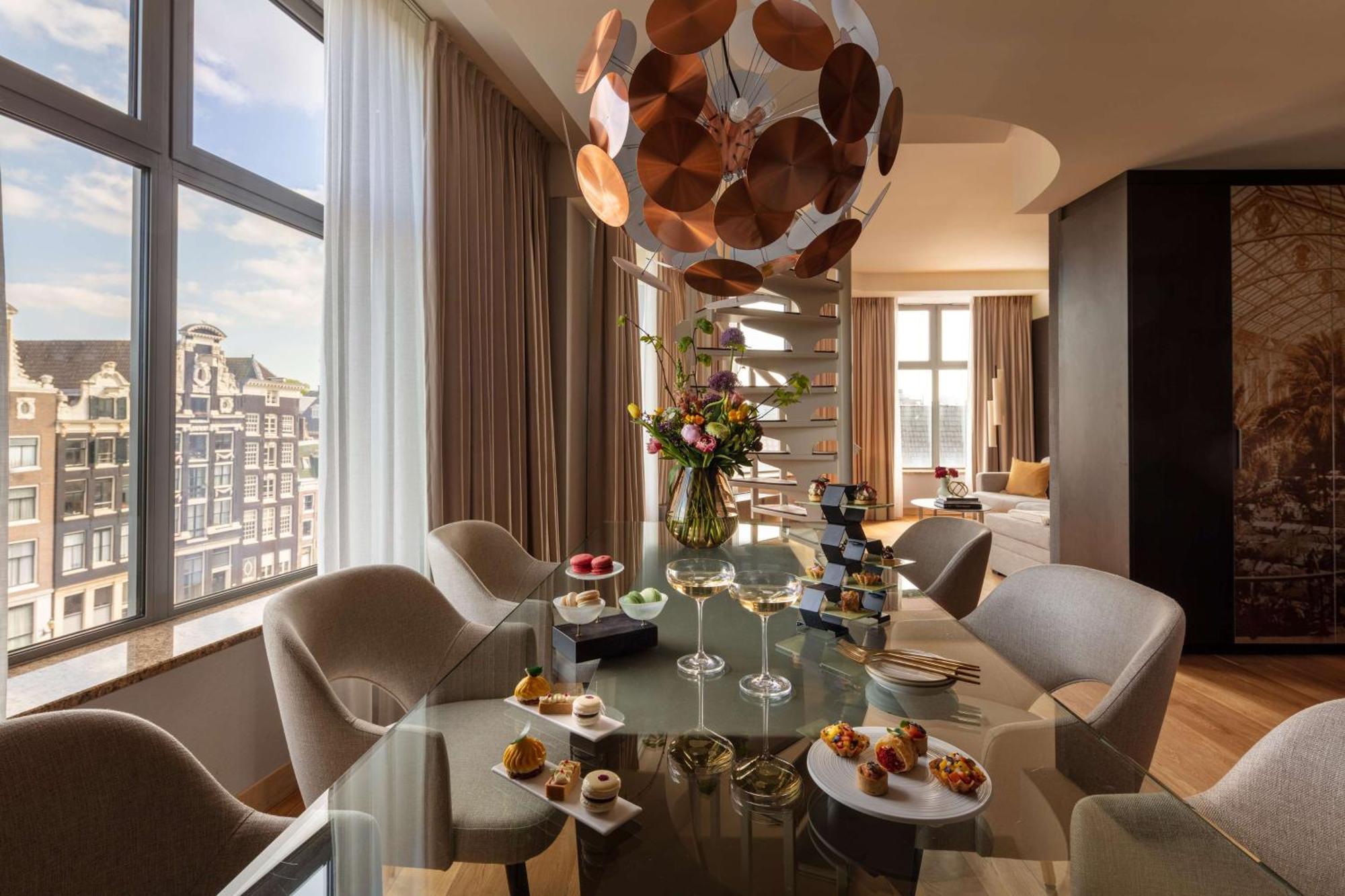 Anantara Grand Hotel Krasnapolsky Amesterdão Exterior foto 3D interior visualization